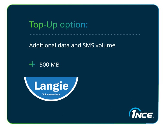 SIM kartica - volumen podataka 500 MB uz brzinu do 1 Mbit/s